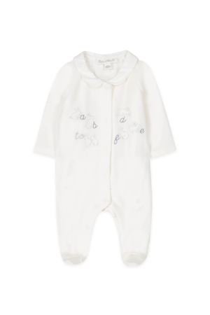 Pajamas White Velvet Illustration rabbit TARTINE ET CHOCOLAT KIDS | TZ5413013